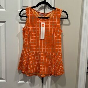 NWT Jude Connally Tank Top Orange Skylar Sz XS